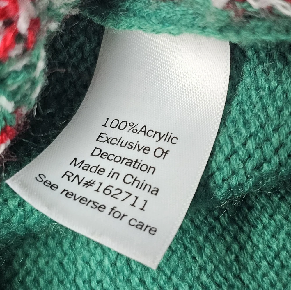 Ugly Christmas Sweater Celebrate Together‎ Mens M Cow